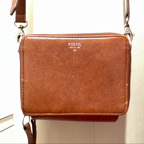 Fossil Tan Mini Crossbody Bag - Picture 3 of 6